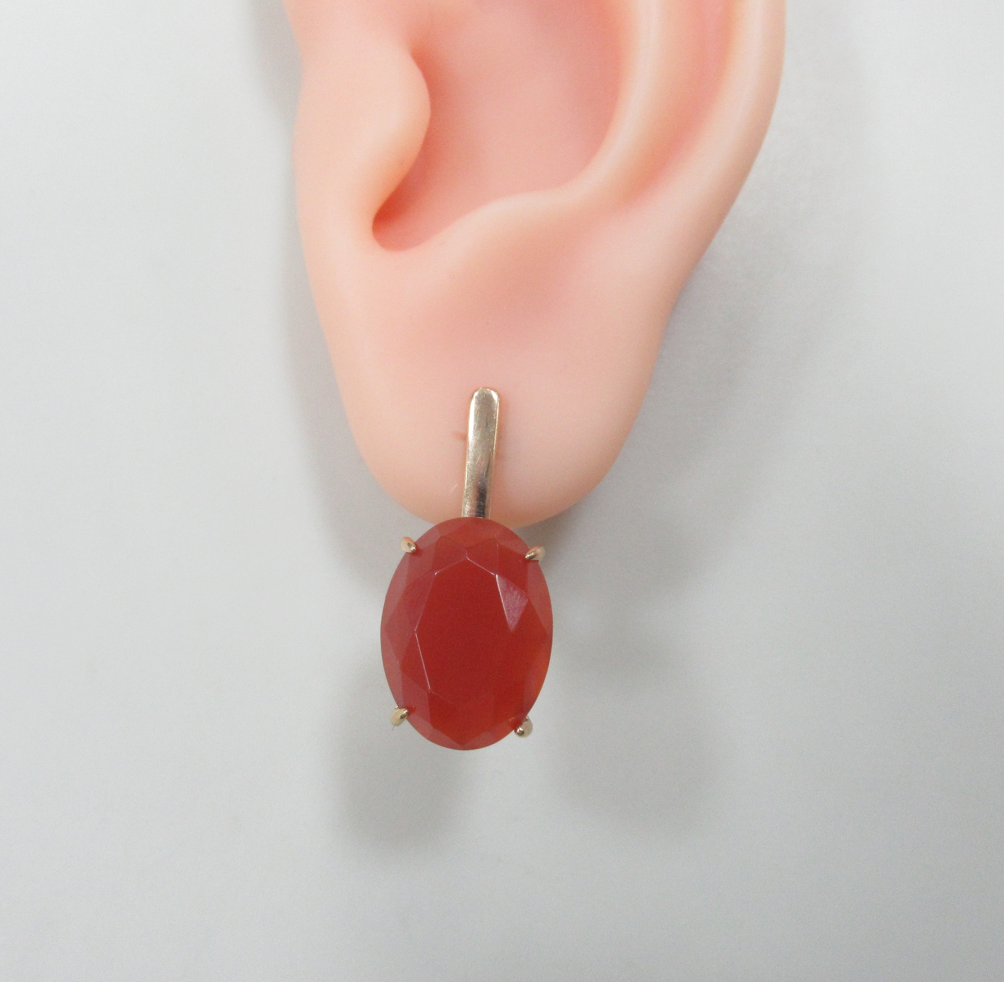 Серебряные серьги с агатами